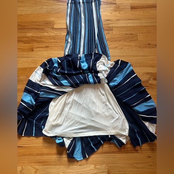 Anthropologie Maeve Lisanne Blue and White Striped Sweater Dress Size S - Picture 5 of 7